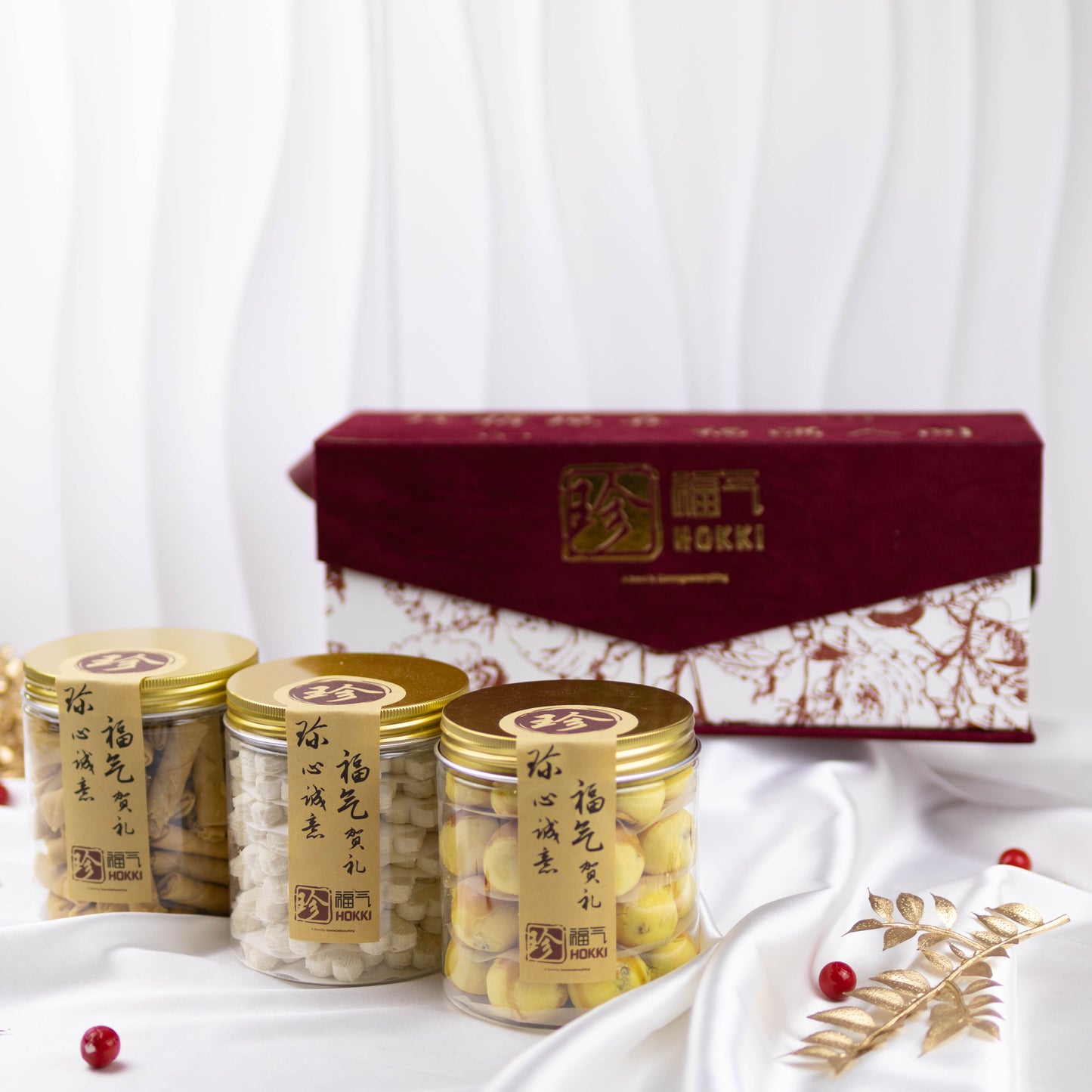 珍福气·HOKKI, Snowy Milk Cube, Handmade Cookies